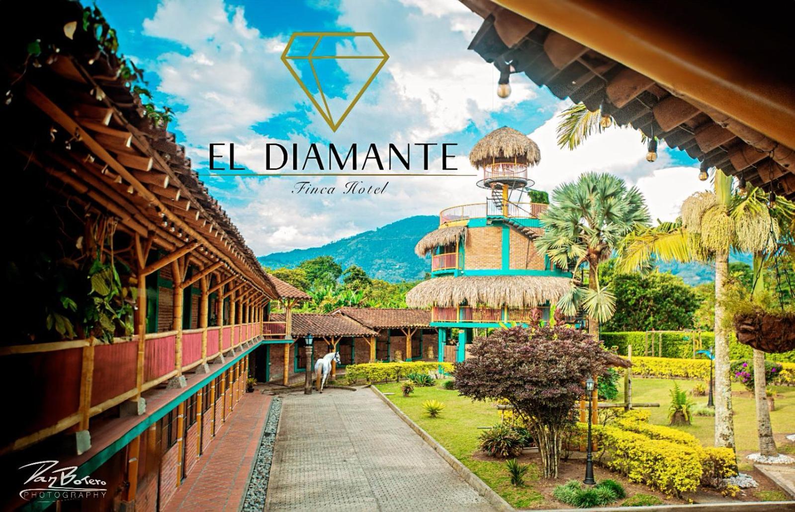 Finca Hotel El Diamante Calarcá Eksteriør billede